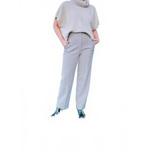 NEW LUCY PARIS dan houndstooth straight leg pant in tan